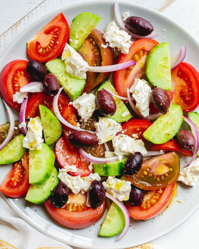 Authentic Greek Salad Just Like in Greece