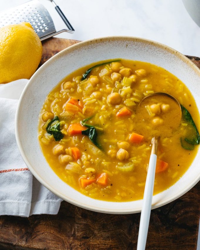 Chickpea Soup with Rice