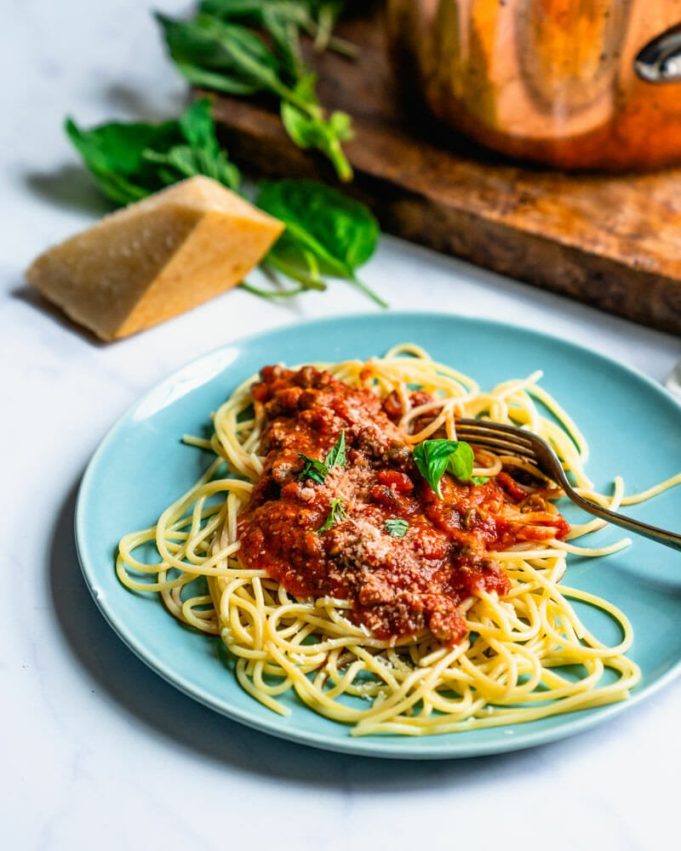 Classic Vegetarian Spaghetti