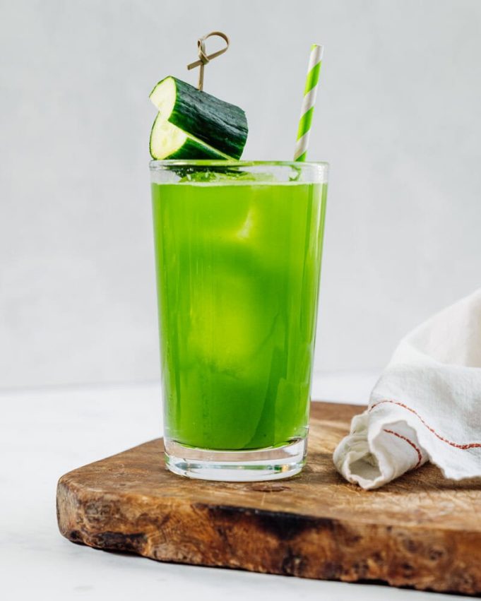 Cucumber Juice in a Blender