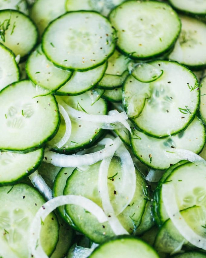 Cucumber Salad with Vinegar