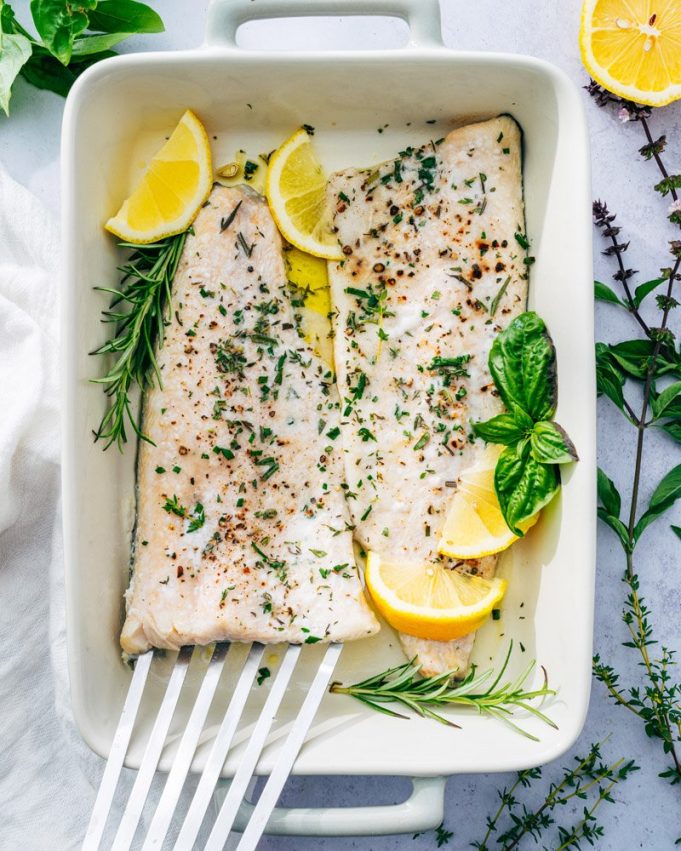 Easy Baked Trout