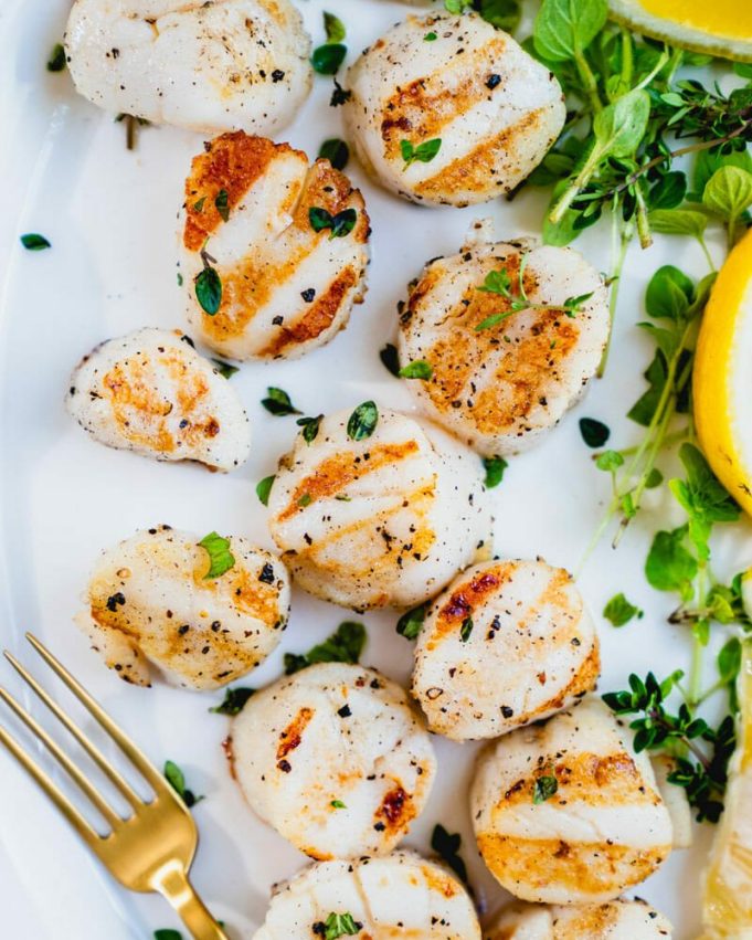 Easy Grilled Scallops