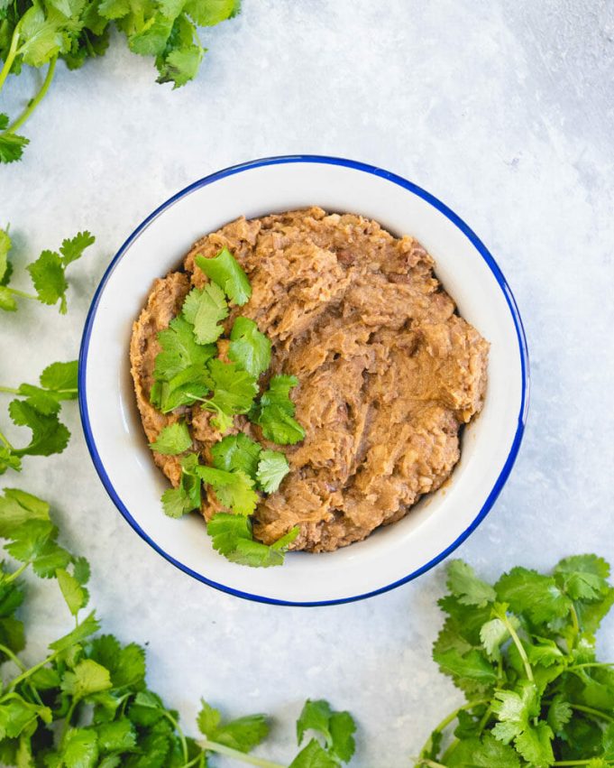 Easy Instant Pot Refried Beans No Soaking Required