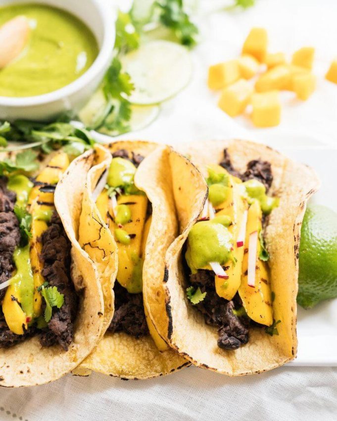 Grilled Mango Tacos with Dream Sauce