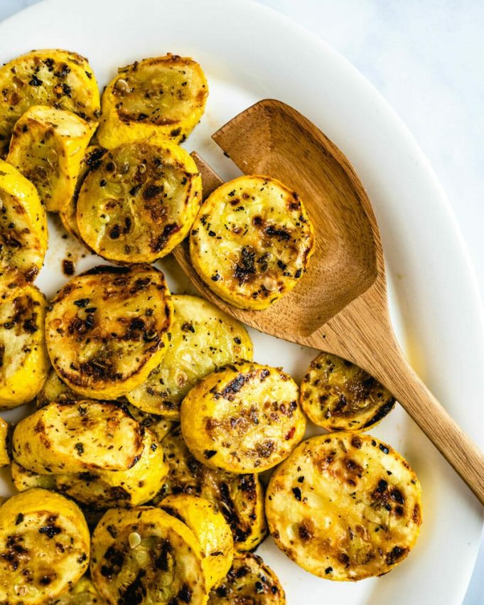 Grilled Squash Perfectly Seasoned