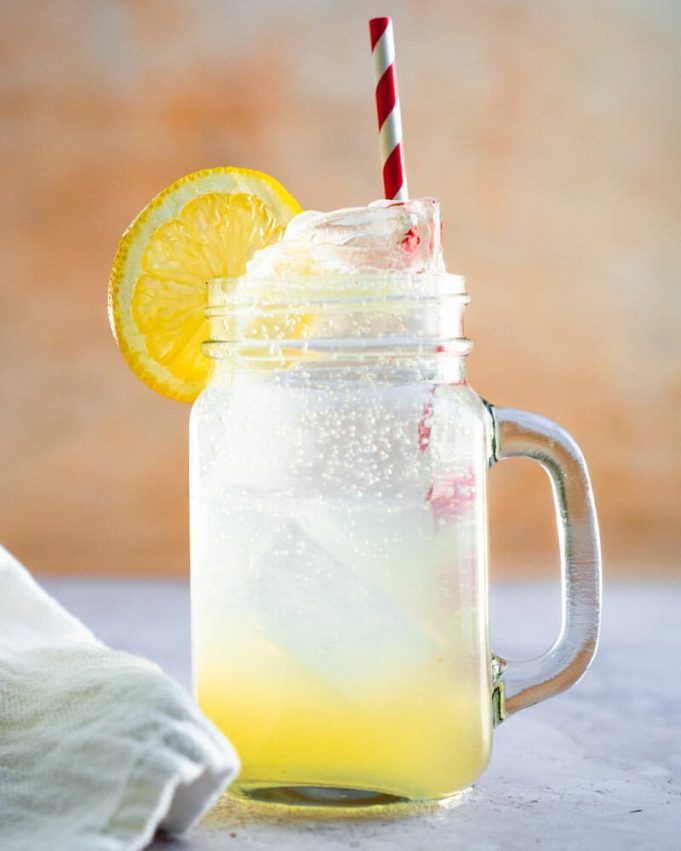 Homemade Sparkling Lemonade