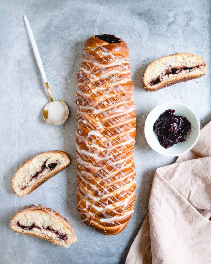 Raspberry Braided Bread Recipe