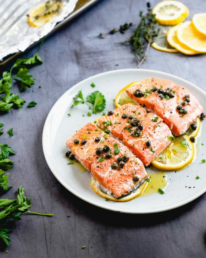 Salmon with Capers