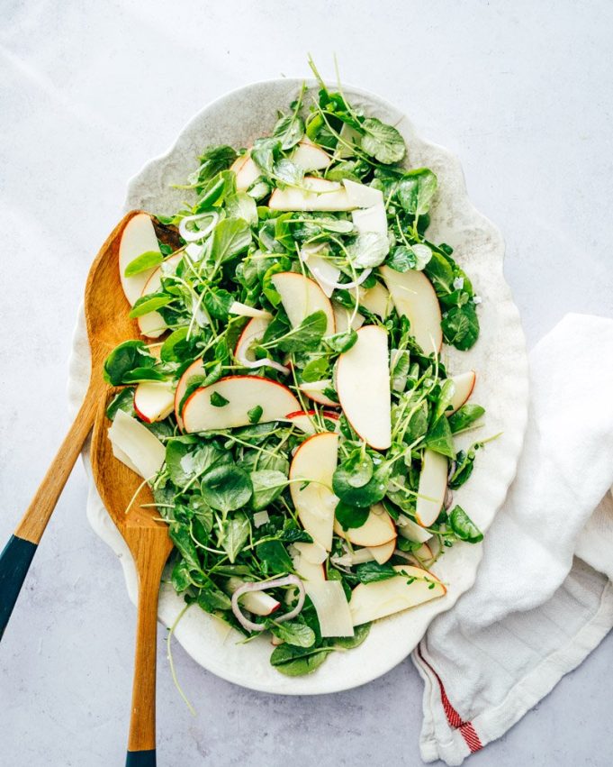 Watercress Salad with Apple 038 Parmesan
