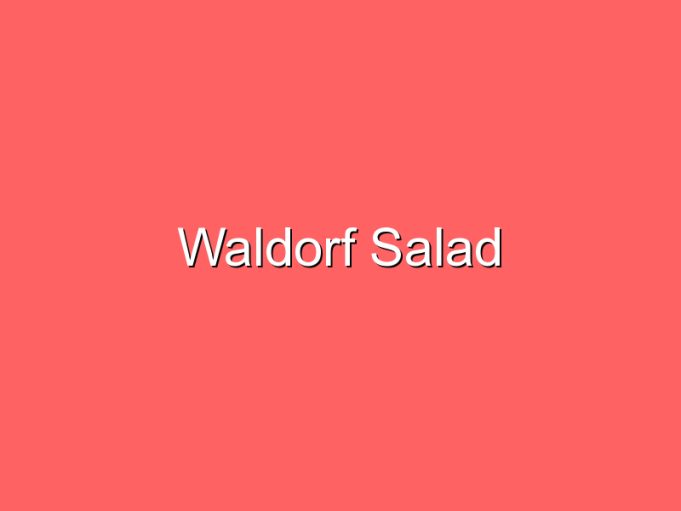 waldorf salad 35949